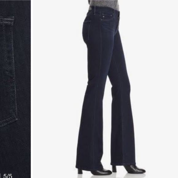 AG Adriano Goldschmied The Angel Bootcut Dark Wash  Midrise Y2K Denim - Picture 2 of 12